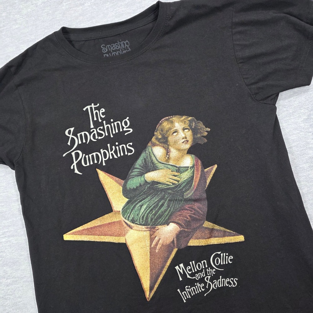 Smashing Pumpkins Mellon Collie and the Infinite Sadness Black Graphic T-Shirt S